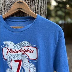 Philadelphia Graphic Blue Tee - 76ers